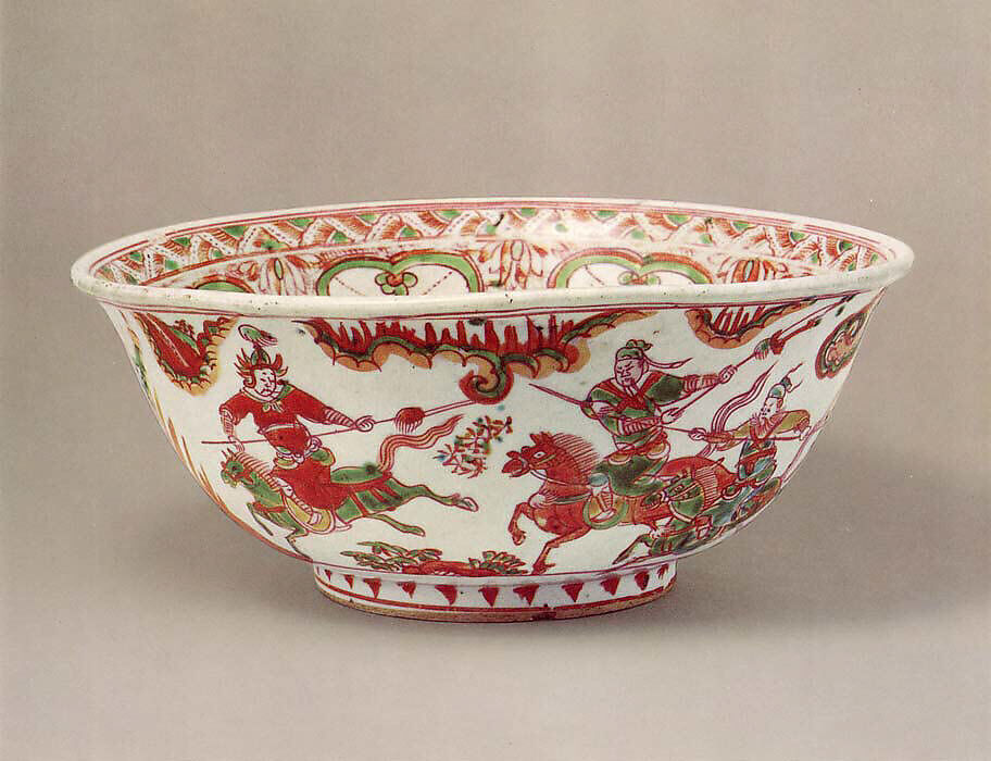 Bowl, Porcelain painted in overglaze polychrome enamels, China 