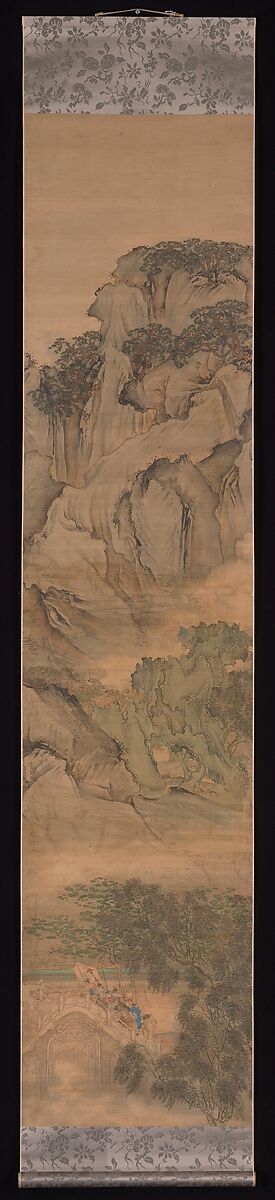The Palace of Nine Perfections, Yuan Jiang (active ca.1680–ca.1730), Set of twelve hanging scrolls; ink and color on silk, China