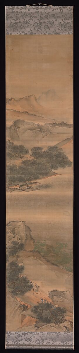 The Palace of Nine Perfections, Yuan Jiang (active ca.1680–ca.1730), Set of twelve hanging scrolls; ink and color on silk, China