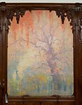 Wisteria Room, Lucien Lévy-Dhurmer (French, Algiers 1865–1953 Le Vésinet), Carved walnut and amaranth