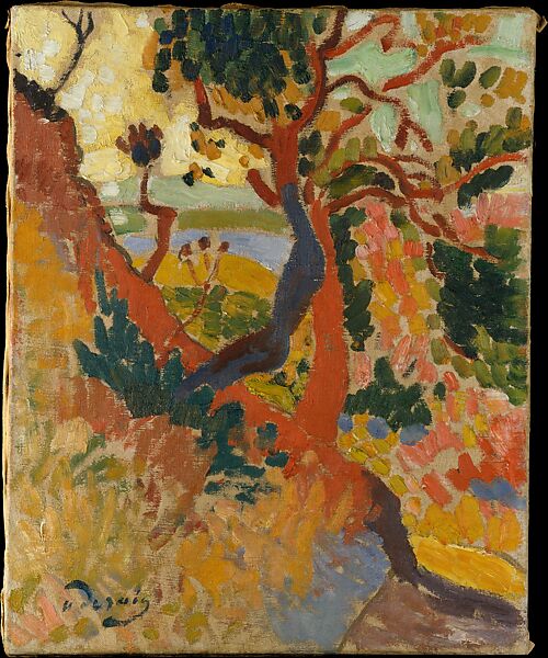 The Sunken Path, L'Estaque, André Derain (French, Chatou 1880–1954 Garches), Oil on canvas 