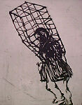 Zeno at 4 a.m., William Kentridge (South African, born Johannesburg, 1955), Set of 11 intaglio prints of various etching techniques on paper 

a: Open-bite etching
b: Etching, aquatint and open-bite
c: Etching, aquatint and open-bite with burnishing
d: Etching, aquatint, open-bite and drypoint
e: Open-bite and etching
f: Open-bite and aquatint
g: Etching and aquatint
h: Open-bite etching
i: Etching, aquatint and roulet
