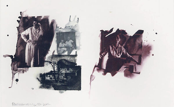 Ruminations: Tanya, Robert Rauschenberg (American, Port Arthur, Texas 1925–2008 Captiva Island, Florida), Intaglio 