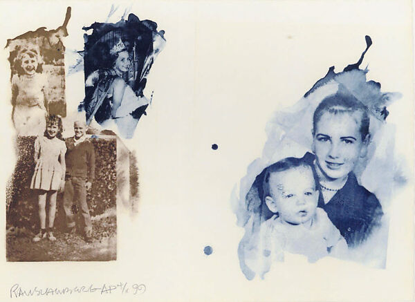 Ruminations:  Bubba's Sister, Robert Rauschenberg (American, Port Arthur, Texas 1925–2008 Captiva Island, Florida), Intaglio 