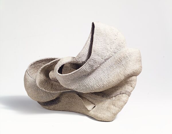 "Grey Wave", Ferne Jacobs (American, born 1942), Waxed linen 