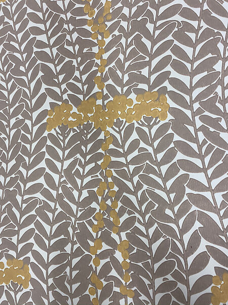 Wallpaper, Emile-Jacques Ruhlmann (French, Paris 1879–1933 Paris), Relief printed wallpaper