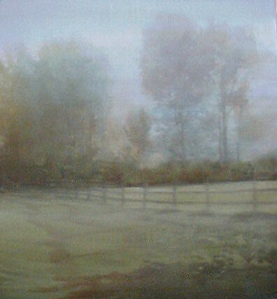 Fence: Westport, Ellen Phelan (American, born Detroit, Michigan, 1943), Oil on canvas 