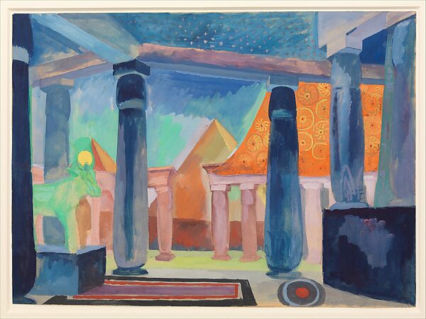 Robert Delaunay, Stage Design for Cleopatra