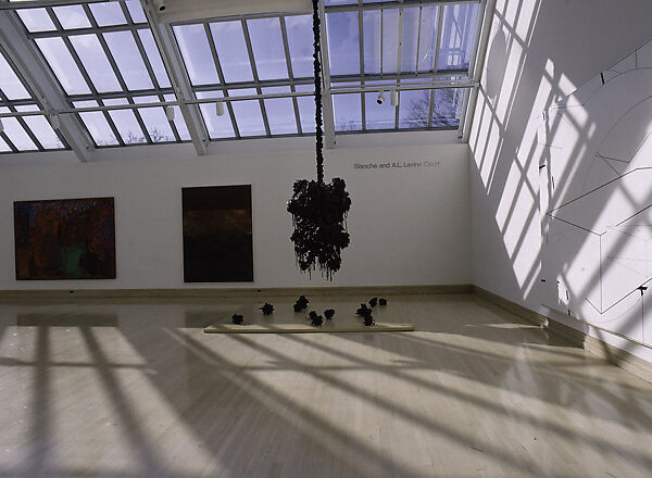 Untitled, Black Atlanta (#875), Petah Coyne (American, born 1953), Wax, satin ribbons, silk flowers and artificial birds over a metal armature 