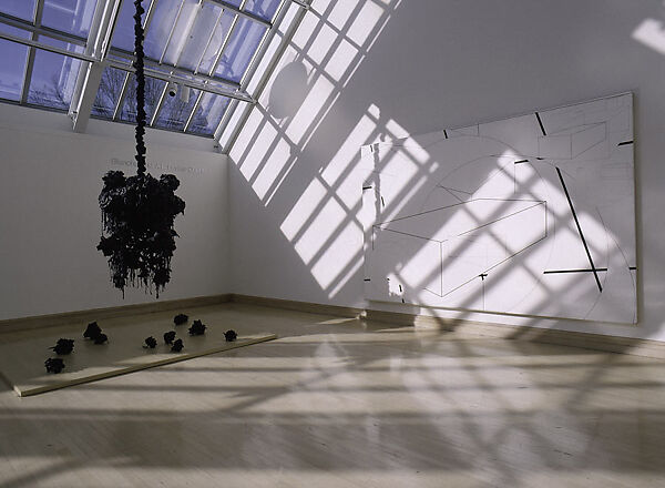 Untitled, Black Atlanta (#875), Petah Coyne (American, born 1953), Wax, satin ribbons, silk flowers and artificial birds over a metal armature