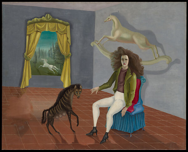 Self-Portrait, Leonora Carrington (Mexican (born England), Clayton Green, Lancashire 1917–2011 Mexico City), Oil on canvas 