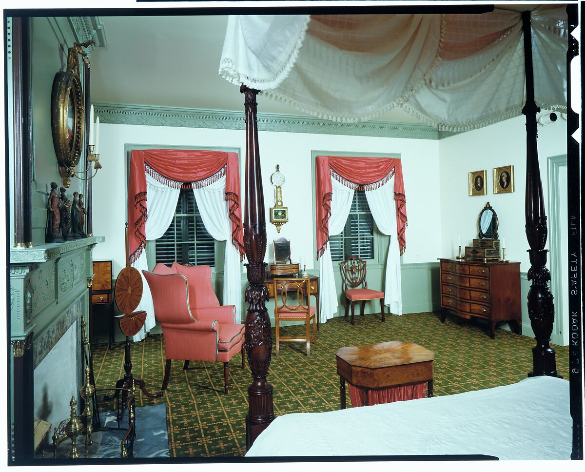 Parlor from the James Duncan Jr. house, Haverhill, Massachusetts, White pine and plaster, American