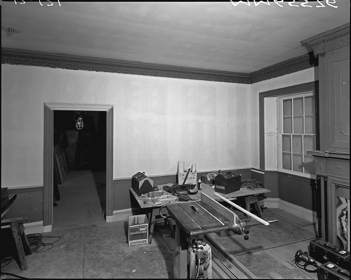 Parlor from the James Duncan Jr. house, Haverhill, Massachusetts, White pine and plaster, American