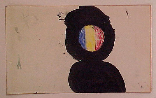 Untitled, Jim Dine (American, born Cincinnati, Ohio, 1935), Brush and black ink and wax crayon on paper 