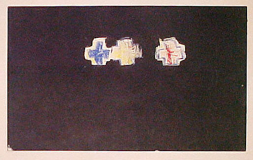 Untitled, Jim Dine (American, born Cincinnati, Ohio, 1935), Ink and wax crayon on cardstock 