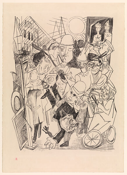 Hell, Max Beckmann (German, Leipzig 1884–1950 New York), Portfolio of eleven transfer lithographs