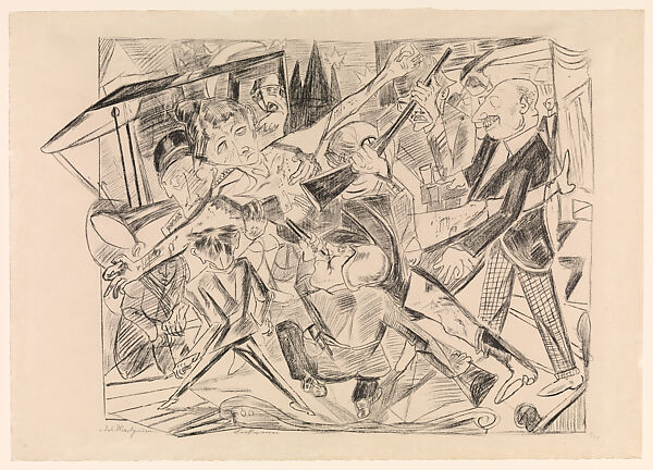 Hell, Max Beckmann (German, Leipzig 1884–1950 New York), Portfolio of eleven transfer lithographs