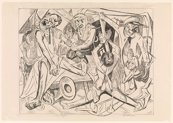 Hell, Max Beckmann (German, Leipzig 1884–1950 New York), Portfolio of eleven transfer lithographs