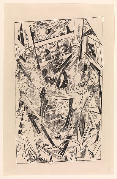 Hell, Max Beckmann (German, Leipzig 1884–1950 New York), Portfolio of eleven transfer lithographs