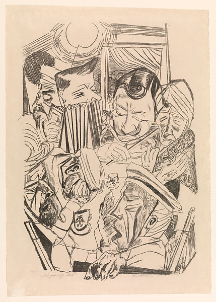 Hell, Max Beckmann (German, Leipzig 1884–1950 New York), Portfolio of eleven transfer lithographs