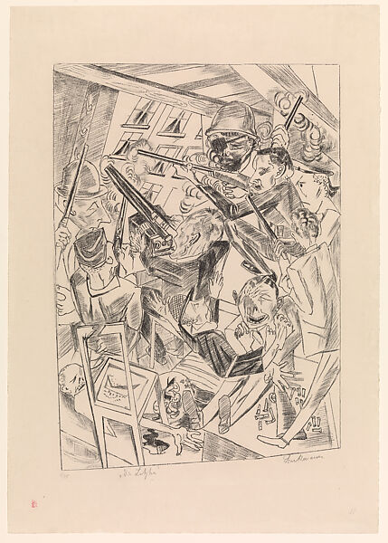 Hell, Max Beckmann (German, Leipzig 1884–1950 New York), Portfolio of eleven transfer lithographs