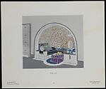 "Harmonies: Intérieurs de Ruhlmann" Portfolio, Emile-Jacques Ruhlmann (French, Paris 1879–1933 Paris), Collotype prints, some hand colored; cardboard cover with cloth ties