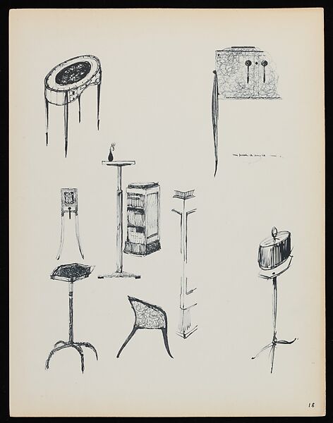 "Croquis de Ruhlmann" Portfolio, Léon Moussinac (French, 1890–1964), Photo mechanical prints (possibly collotypes)