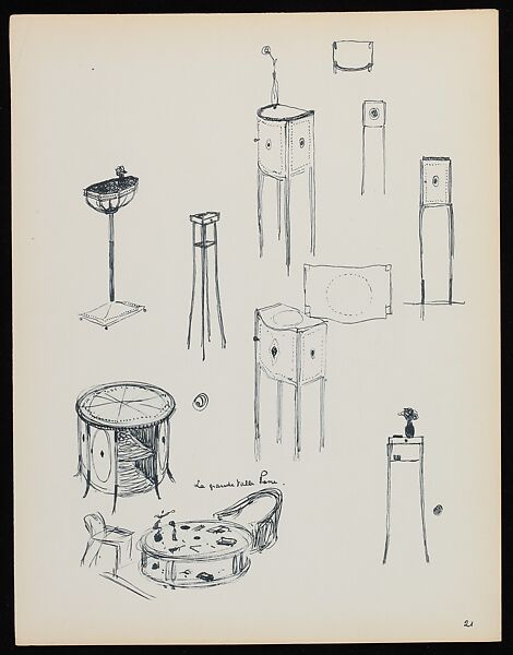 "Croquis de Ruhlmann" Portfolio, Léon Moussinac (French, 1890–1964), Photo mechanical prints (possibly collotypes)