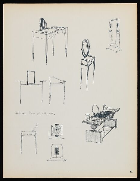 "Croquis de Ruhlmann" Portfolio, Léon Moussinac (French, 1890–1964), Photo mechanical prints (possibly collotypes)
