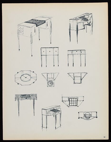"Croquis de Ruhlmann" Portfolio, Léon Moussinac (French, 1890–1964), Photo mechanical prints (possibly collotypes)