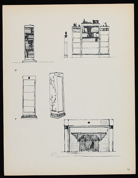 "Croquis de Ruhlmann" Portfolio, Léon Moussinac (French, 1890–1964), Photo mechanical prints (possibly collotypes)