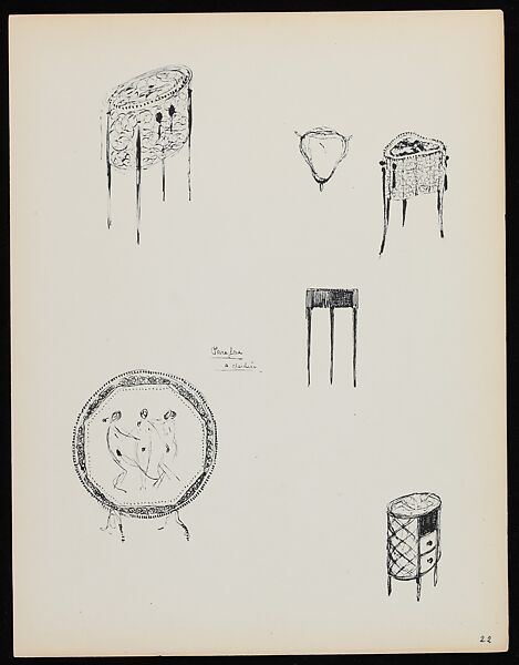 "Croquis de Ruhlmann" Portfolio, Léon Moussinac (French, 1890–1964), Photo mechanical prints (possibly collotypes)