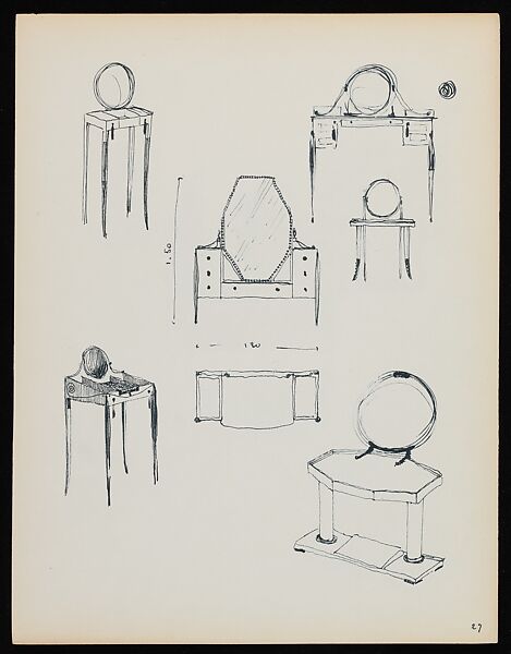 "Croquis de Ruhlmann" Portfolio, Léon Moussinac (French, 1890–1964), Photo mechanical prints (possibly collotypes)