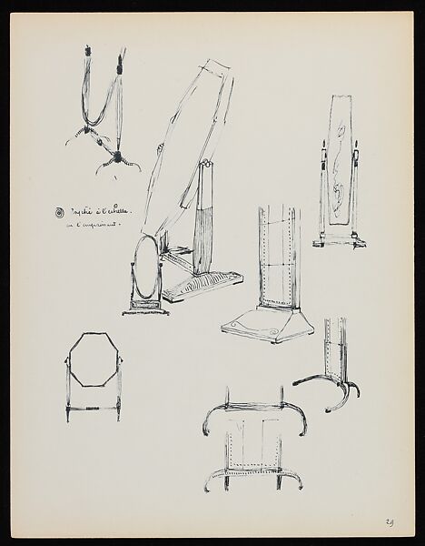 "Croquis de Ruhlmann" Portfolio, Léon Moussinac (French, 1890–1964), Photo mechanical prints (possibly collotypes)