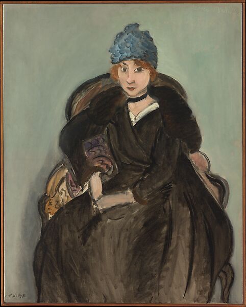 Marguerite Wearing a Hat, Henri Matisse (French, Le Cateau-Cambrésis 1869–1954 Nice), Oil on canvas 