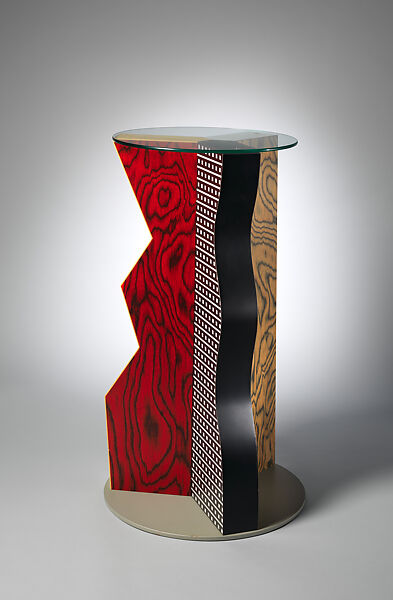 "Ivory" Table, Ettore Sottsass (Italian (born Austria), Innsbruck 1917–2007 Milan), Formica, wood, glass 