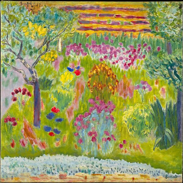 Garden, Pierre Bonnard (French, Fontenay-aux-Roses 1867–1947 Le Cannet), Oil on canvas 