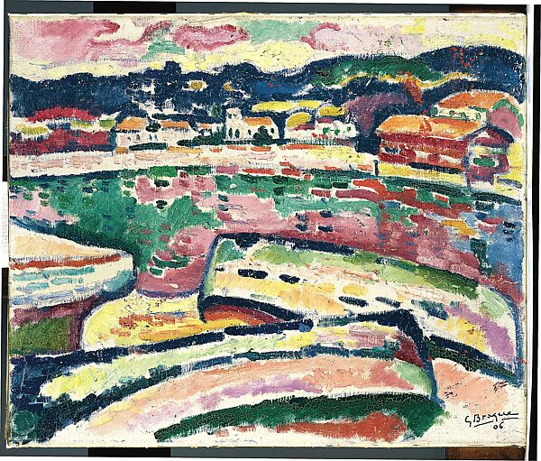 Boats on the Beach at L'Estaque, Georges Braque (French, Argenteuil 1882–1963 Paris), Oil on canvas