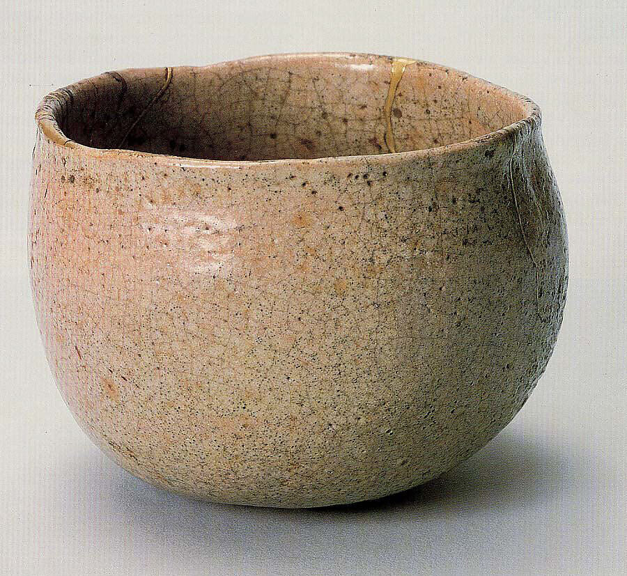 Teabowl, In the style of Hon&#39;ami Kōetsu (Japanese, 1558–1637), Earthenware with lead glaze (Raku ware), Japan 