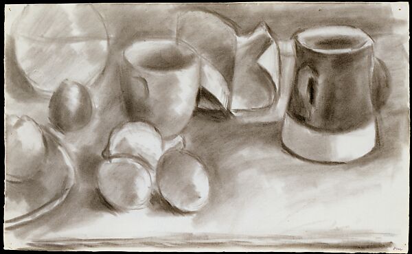 Still Life, Henri Matisse (French, Le Cateau-Cambrésis 1869–1954 Nice), Charcoal on paper 