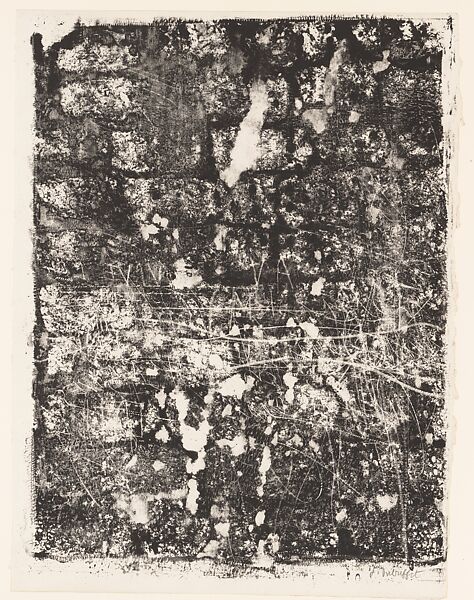 Mur historie, planche I, Jean Dubuffet (French, Le Havre 1901–1985 Paris), Lithograph 