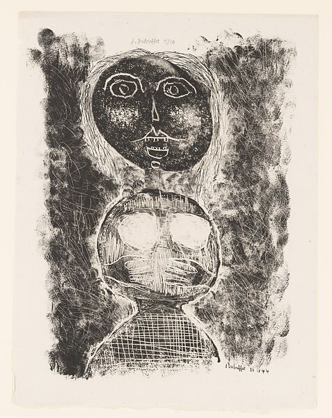 Matière et mémoire: Ingenue, Jean Dubuffet (French, Le Havre 1901–1985 Paris), Lithograph 