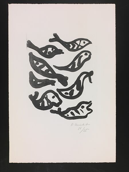 Design for an Altar Cloth, Henri Matisse (French, Le Cateau-Cambrésis 1869–1954 Nice), Lift ground aquatint 