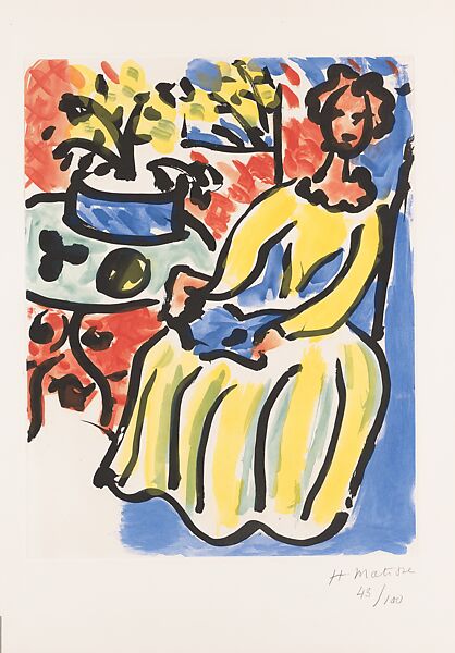 Marie-José II, Henri Matisse (French, Le Cateau-Cambrésis 1869–1954 Nice), Color aquatint on paper 