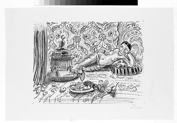Odalisque, brasero et coupe de fruits, Henri Matisse (French, Le Cateau-Cambrésis 1869–1954 Nice), Lithograph