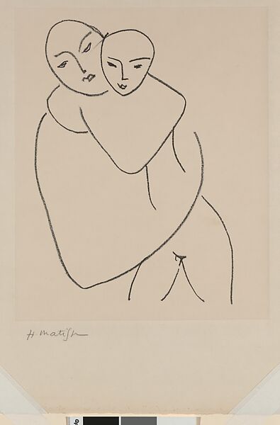 Virgin and Child, Henri Matisse (French, Le Cateau-Cambrésis 1869–1954 Nice), Lithograph, printed chine collé 