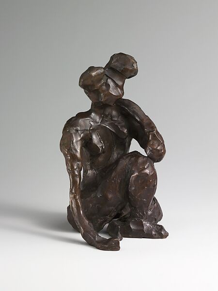 Seated Figure, Right Hand on Ground, Henri Matisse (French, Le Cateau-Cambrésis 1869–1954 Nice), Bronze 