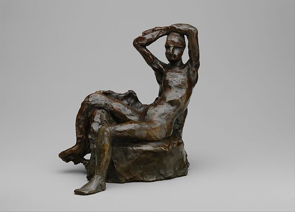 Small Nude in an Armchair, Henri Matisse  French, Bronze