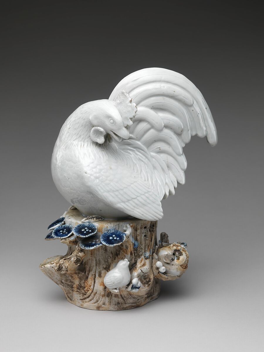 Hen with Chicks, Porcelain with underglaze blue decoration (Hizen ware, Hirado type), Japan 