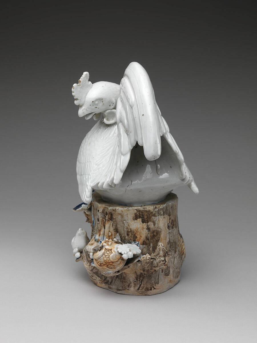 Hen with Chicks, Porcelain with underglaze blue decoration (Hizen ware, Hirado type), Japan